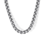 Sterling Silver Solid Round Box Chain, 22in.