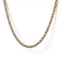 14K Yellow Gold Satin Wheat Chain
