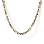 14K Yellow Gold Satin Wheat Chain, 22in.