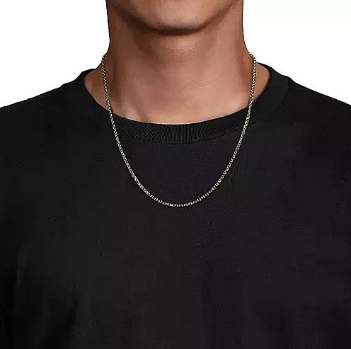 14K Yellow Gold Satin Wheat Chain