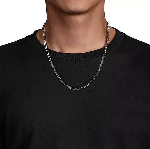 Sterling Silver Wheat Chain Necklace