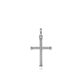 Sterling Silver Twisted Rope Cross Pendant