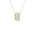 14K Yellow Gold Lab Grown Diamond Pendant