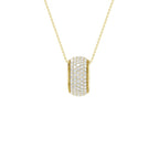 14K Yellow Gold Lab Grown Diamond Pendant