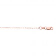 14K Rose Gold Cable Link Chain