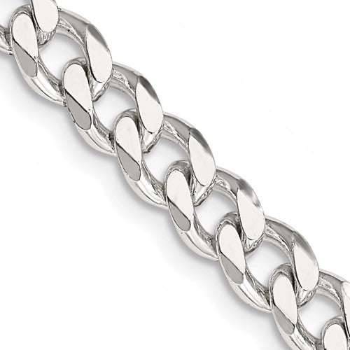 Sterling Silver Curb Chain, 24in.