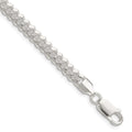 Sterling Silver Domed Curb Chain