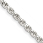 Sterling Silver Rope Chain, 22in.