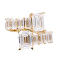 14K Yellow Gold Bypass Fashion Ring