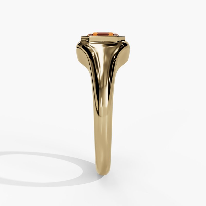 10K Gold Citrine Ring
