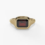10K Gold Lab-Created Bezel Ring