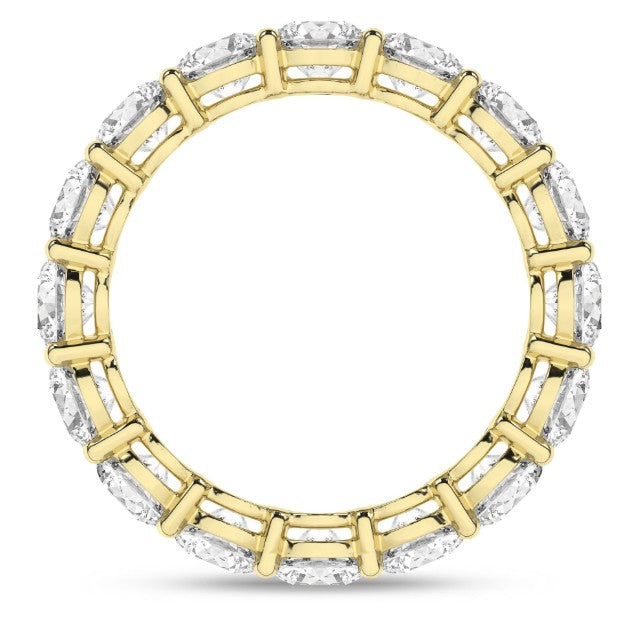 14K Yellow Gold Lab Grown Diamond Eternity Band