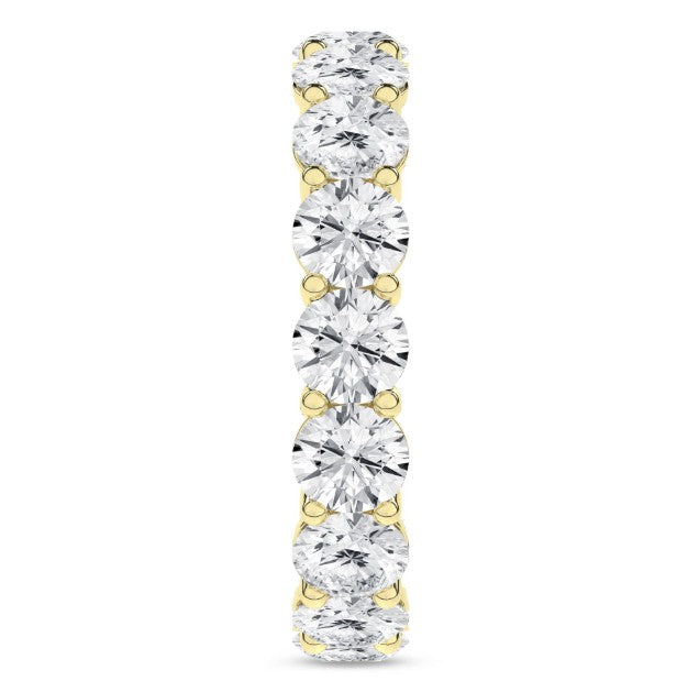 14K Yellow Gold Lab Grown Diamond Eternity Band