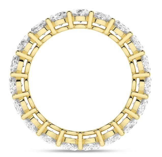 14K Yellow Gold Lab Grown Diamond Eternity Band