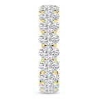 14K Yellow Gold Lab Grown Diamond Eternity Band
