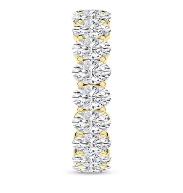 14K Yellow Gold Lab Grown Diamond Eternity Band