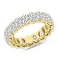 14K Yellow Gold Lab Grown Diamond Eternity Band