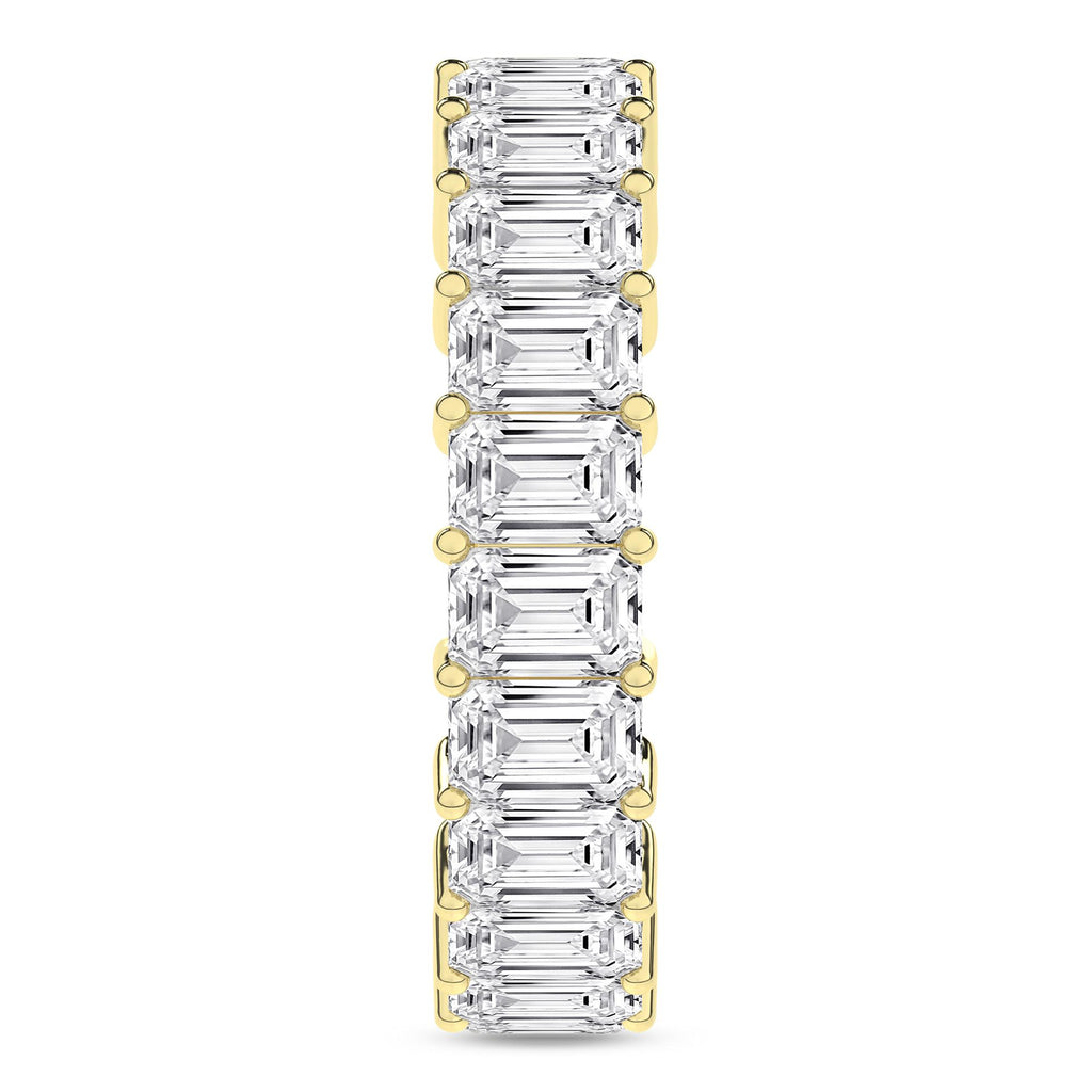 14K Yellow Gold Lab Grown Diamond Eternity Band