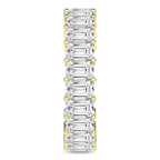 14K Yellow Gold Lab Grown Diamond Eternity Band