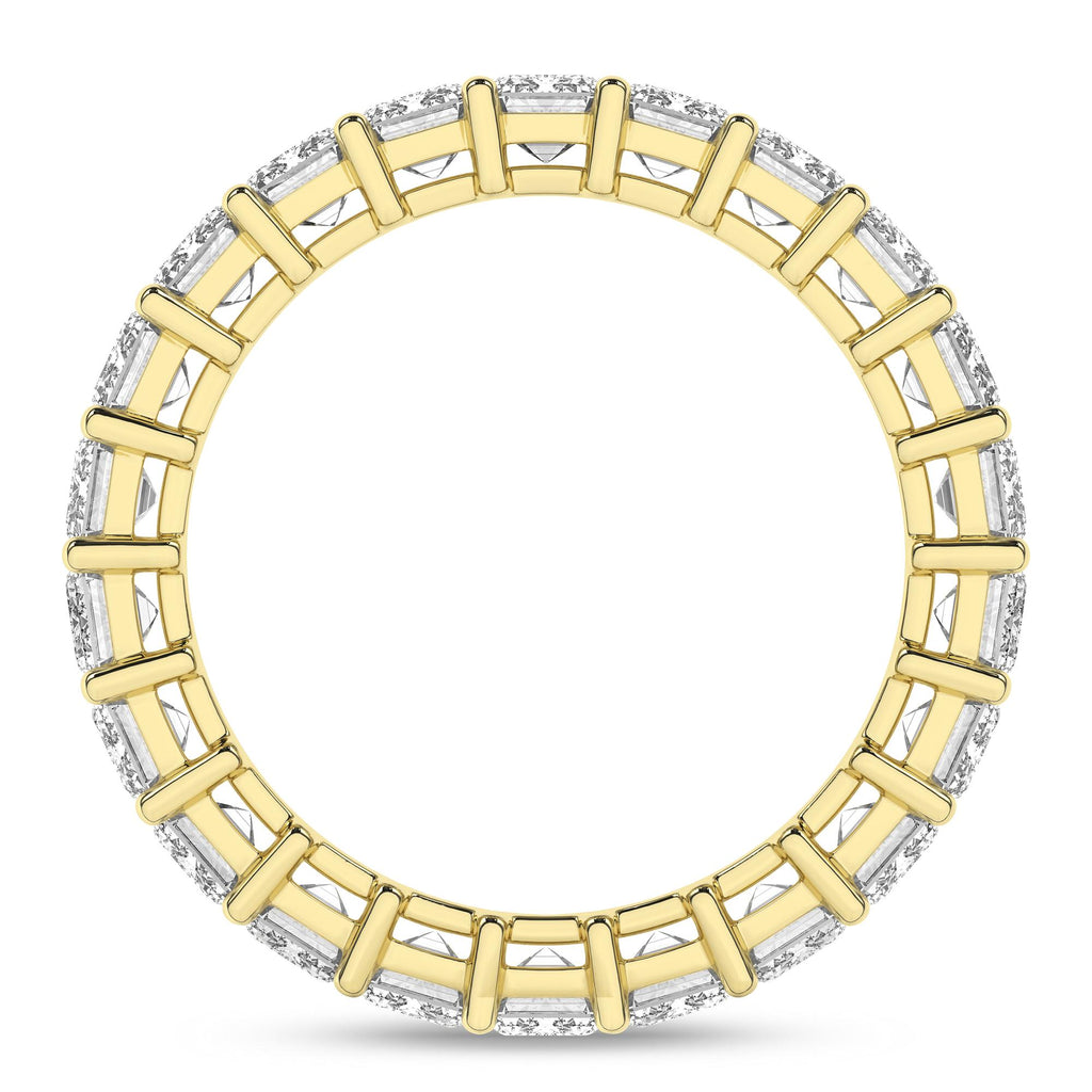14K Yellow Gold Lab Grown Diamond Eternity Band