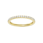 14K Yellow Gold Lab Grown Diamond Wedding Band