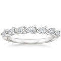 14K White Gold Half Anniversary Wedding Band