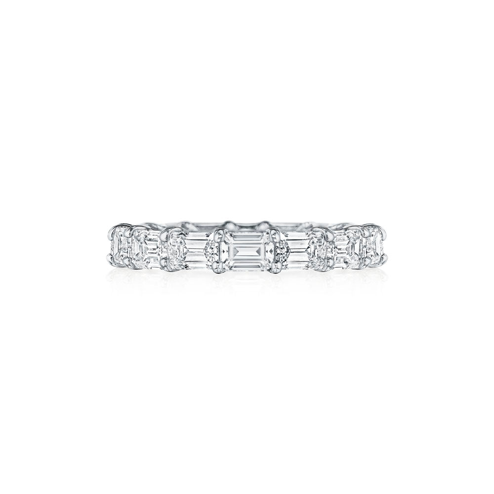 14K White Gold Half Anniversary Wedding Band