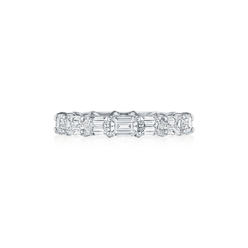 14K White Gold Half Anniversary Wedding Band