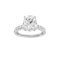 14K White Gold Lab Grown Diamond Engagement Ring