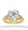 14K Yellow Gold Lab Grown Diamond Engagement Ring
