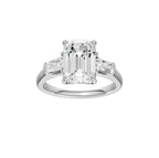 14K White Gold Lab Grown Diamond Engagement Ring