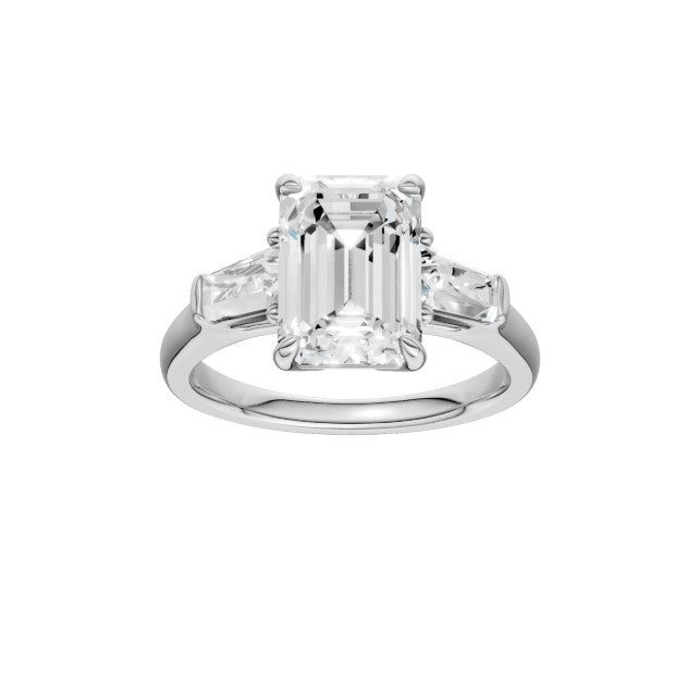 14K White Gold Lab Grown Diamond Engagement Ring