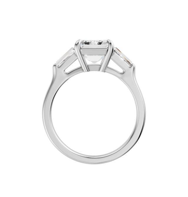 14K White Gold Lab Grown Diamond Engagement Ring