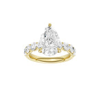 14K Yellow Gold Lab Grown Diamond Engagement Ring