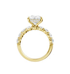 14K Yellow Gold Lab Grown Diamond Engagement Ring