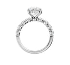 14K White Gold Lab Grown Diamond Engagement Ring