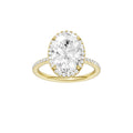 14K Yellow Gold Lab Grown Diamond Engagement Ring