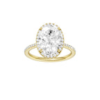 14K Yellow Gold Lab Grown Diamond Engagement Ring
