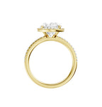 14K Yellow Gold Lab Grown Diamond Engagement Ring