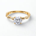 14K Yellow Gold Lab Grown Diamond Engagement Ring