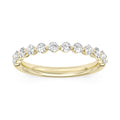 14K Yellow Gold Lab Grown Diamond Wedding Band