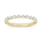 14K Yellow Gold Lab Grown Diamond Wedding Band