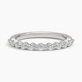 14K White Gold Lab Grown Diamond Wedding Band