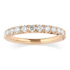 14K Yellow Gold Lab Grown Diamond Wedding Band
