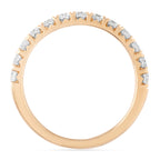 14K Yellow Gold Lab Grown Diamond Wedding Band