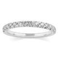 14K White Gold Lab Grown Diamond Wedding Band