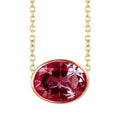 10K Yellow Gold Birthstone Bezel Pendant