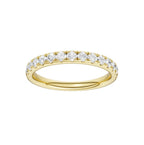 14K Yellow Gold Lab Grown Diamond Wedding Band