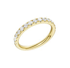 14K Yellow Gold Lab Grown Diamond Wedding Band