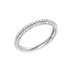 14K White Gold Lab Grown Diamond Wedding Band